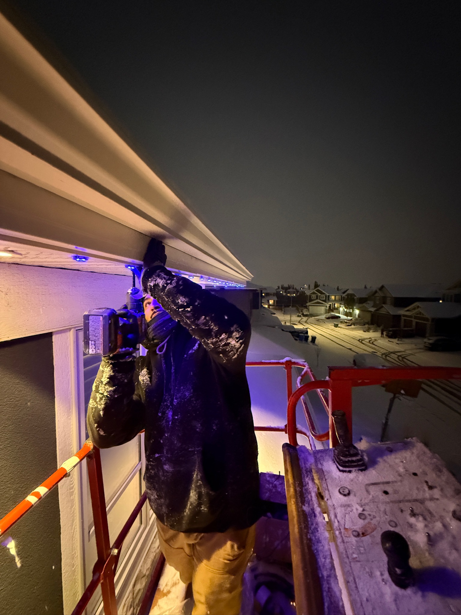 Permanent holiday lighting installation in Calgary – year-round LED by Lior Lighting